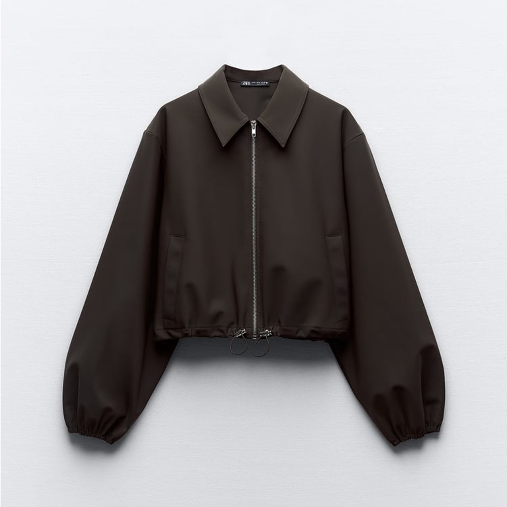 Zara Nylon Jacket, Green, L, NWT